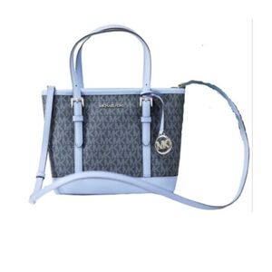 Michael Kors Jet Set Travel Extra-Small Logo Tote Bag, Color French Terry